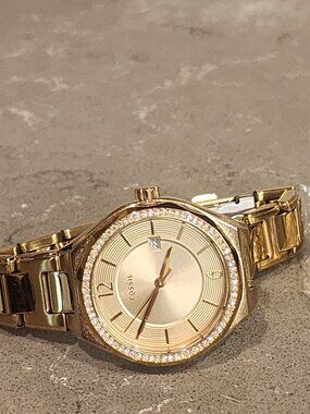 Fossil Watch BQ3801 1742312 Gold, 30mm, Excellent Condition